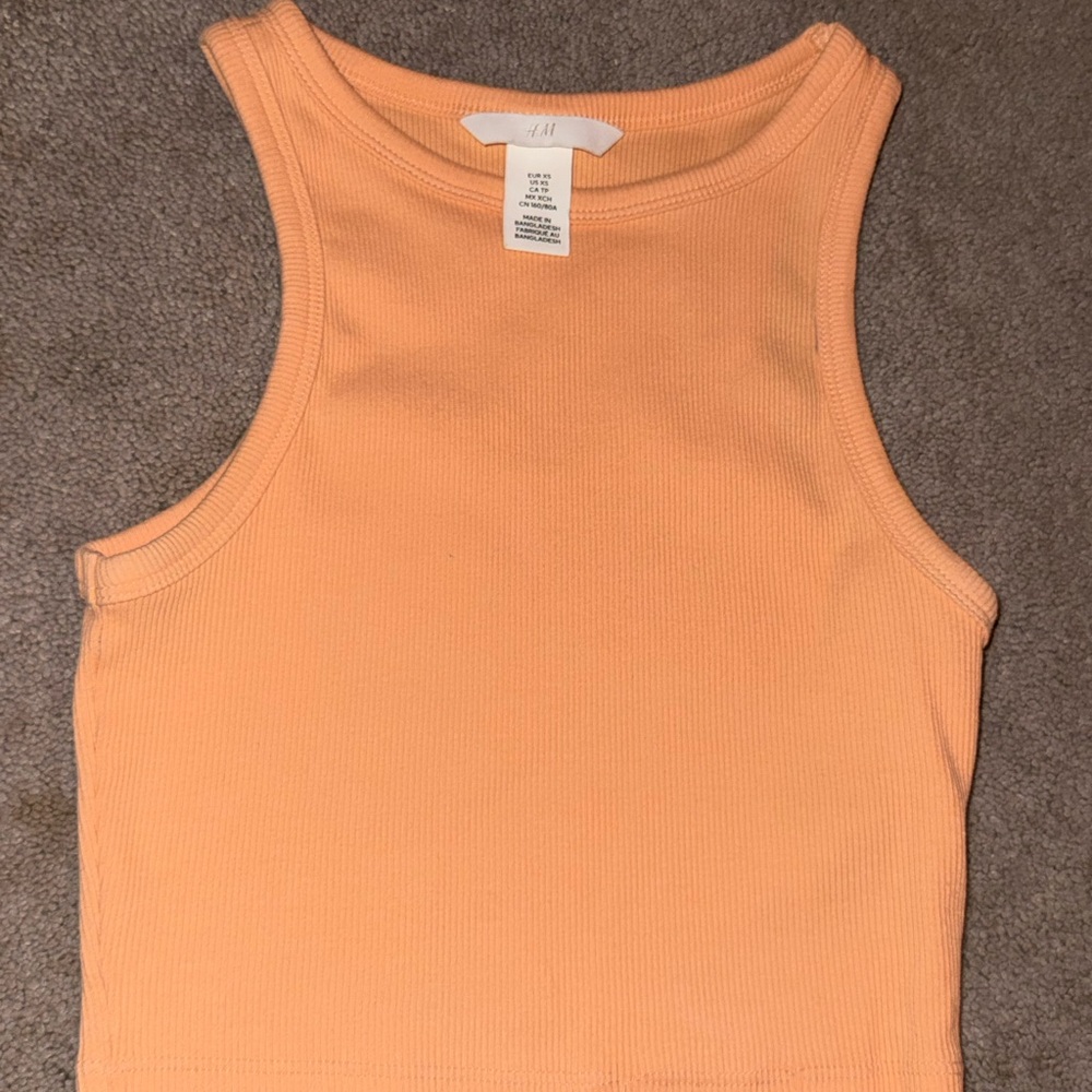 H&M Women's Peach Tank Top